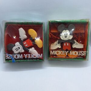 Lot of 2 Vintage 1987 Kurt Adler Disney Mickey Mouse Paper Garlands 9 ft A Piece